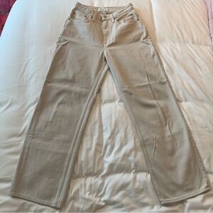 Abercrombie high rise loose jeans